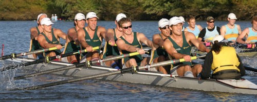 03 - The Victoria Mens Champ Eight chasing Otago © Gerard O'Flynn